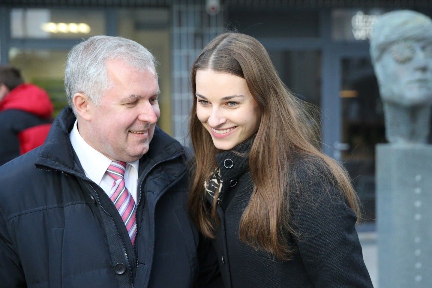 Arvydas Anušauskas su žmona Lina.