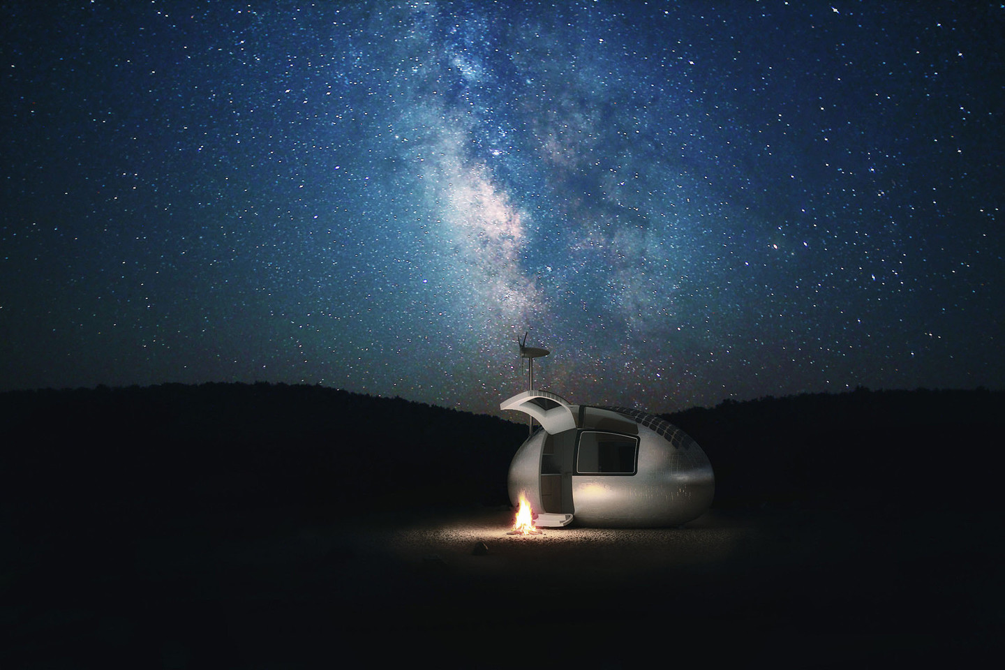„Ecocapsule“ – už automobilį lengvesnis būstas, kurį nesunkiai galima perveržti iš vienos vietos į kitą.
