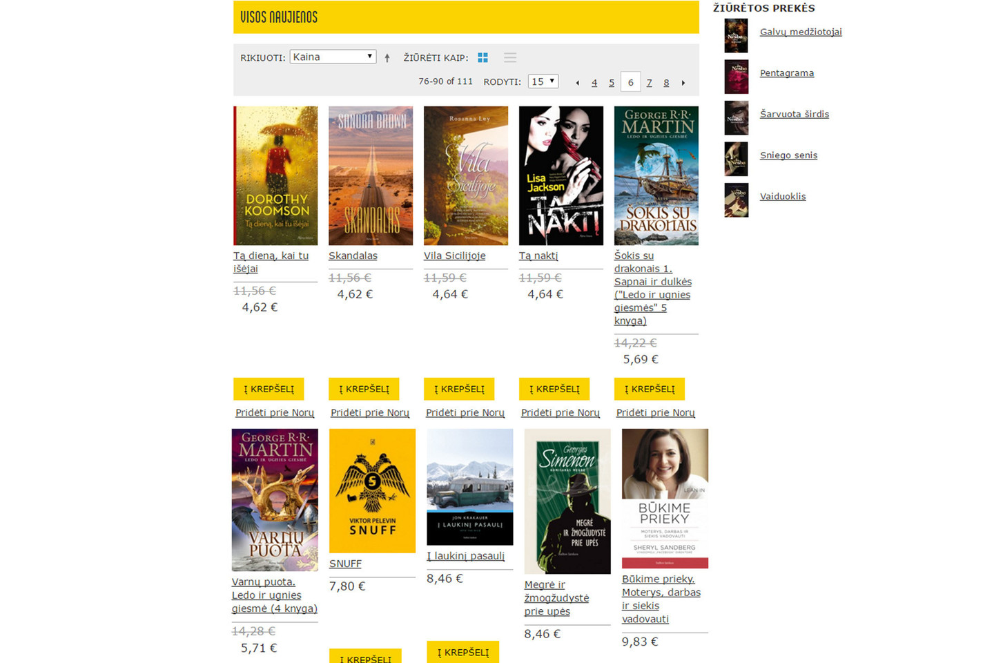 Bent jau šiuo metu lietuviškų elektroninių knygų kainos atrodo gana patrauklios.