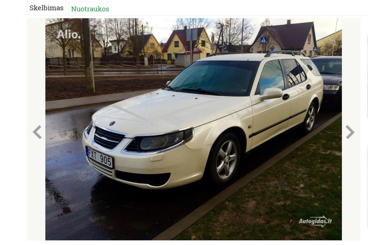 Skaitytojas Mindaugas susidomėjo parduodamo automobilio „Saab 9-5“ universalo skelbimu.<br>Alio.lt nuotr.