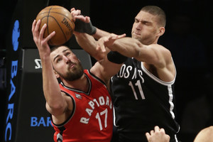 Jonas Valančiūnas siautė Brukline ir atvedė „Raptors“ į pergalę