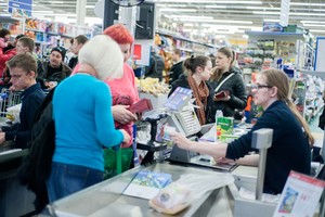 Greito apsipirkimo kasų reikia. O nėščiosioms liepčiau palaukti