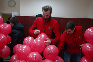 „Lietuvos ryto“ žaidėjai nudžiugino mažuosius ligoniukus