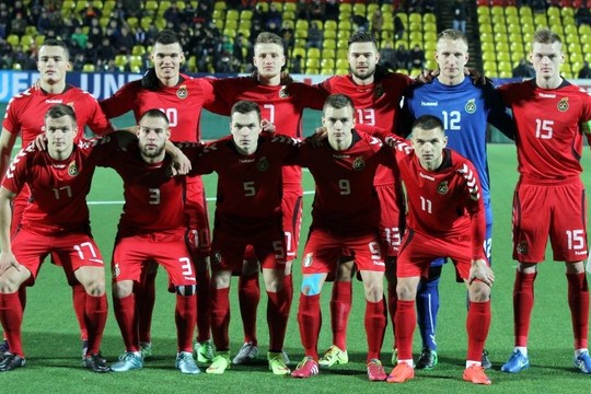Futbolo turnyre Sankt Peterburge lietuviai jau turi tašką