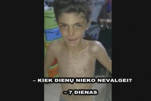 Sulysęs berniukas iš Sirijos: „Nieko nevalgiau jau 7 dienas“