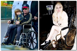 Į neįgaliųjų vežimėlius žvaigždės sėda ir iš tingėjimo