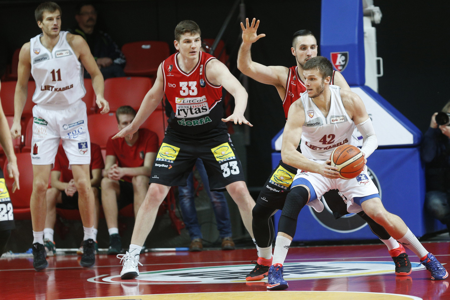 „Lietuvos rytas“ turėjo pasveikinti „Lietkabelį“ su pergale.<br>M.Kulbio nuotr.