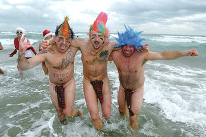 Nuogalių karalystėje vyrams sunku paslėpti savo susijaudinimą