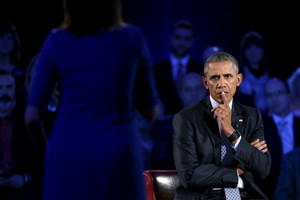 B. Obama: „D. Trumpo kampanija paremta „atpirkimo ožiais“