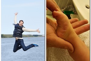 Nerijus Juška baleto moko jau ir savo pirmagimį