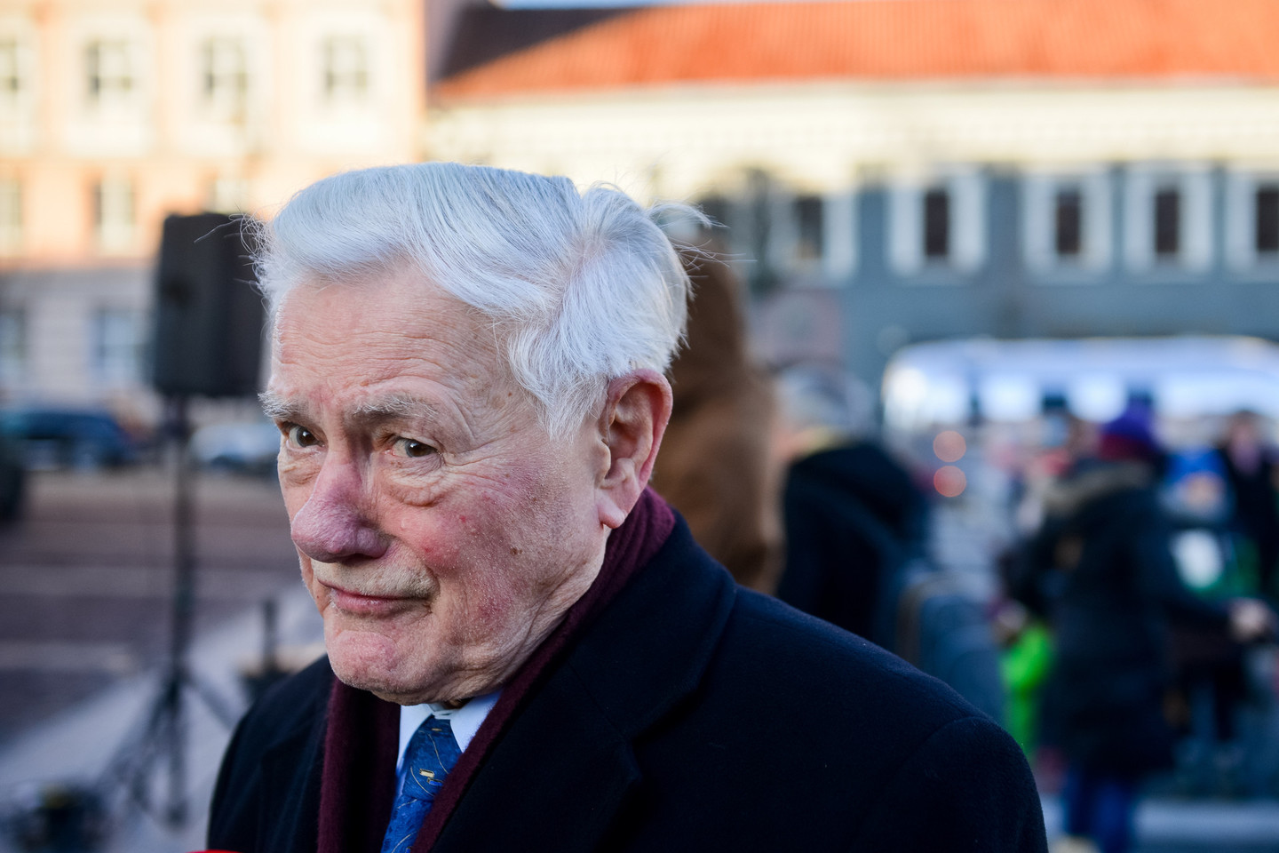 Valdas Adamkus: „Premija V. Landsbergiui įteikta mūsų širdyse“.<br>J.Stacevičiaus nuotr.