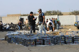 Kolumbijos policija konfiskavo dvi tonas kokaino