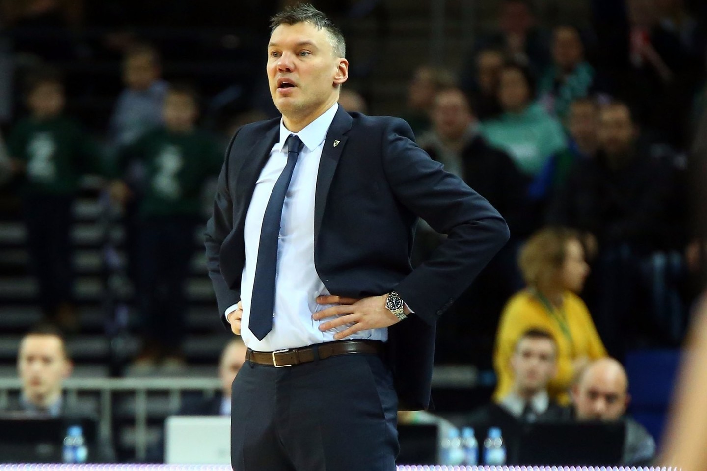 Š.Jasikevičius ne kartą parodė, kad su emocijomis susitvarkyti ne itin sekasi, bet pastaruoju metu Šaras – ramesnis.