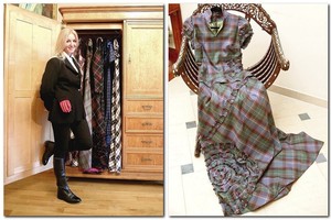 Daivos Janulaitytės-Günther spintoje – škotiškų suknių kolekcija