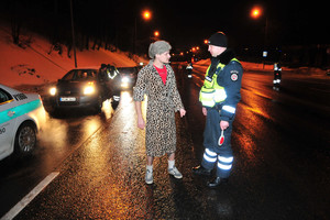 Reidas: konfiskuojama girtos moters mašina liko be veidrodėlių