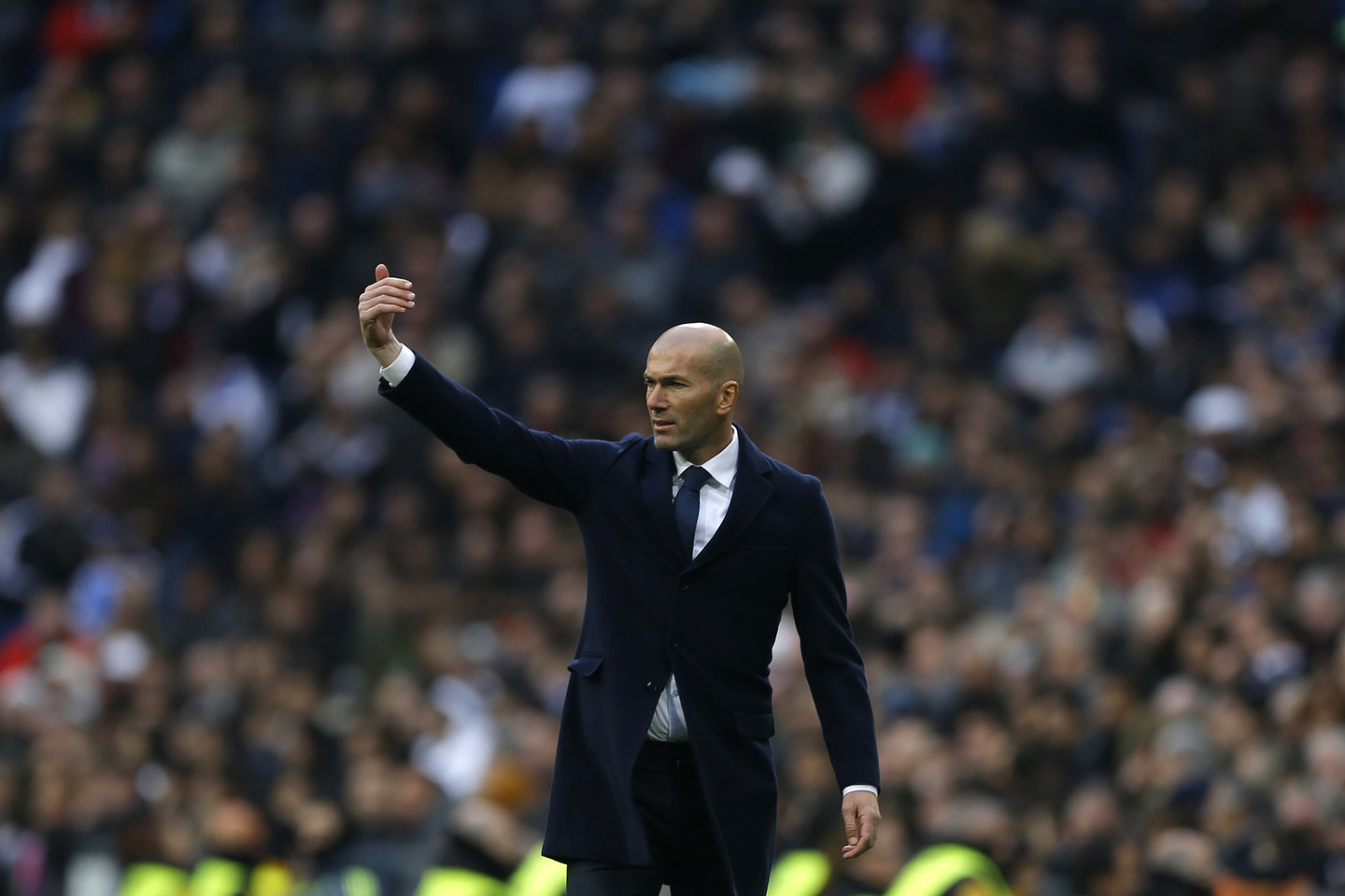 Z.Zidene'o treniruojamas Madrido „Real“ sekmadienį namie 5:1 įveikė Chichono „Sporting“.