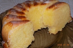 Nuostabiai skanus varškės keksas su citrina