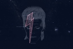 Davidui Bowie suteiktas žaibo formos žvaigždynas