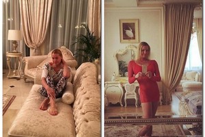 Rusų balerina A. Voločkova gerbėjams rodo: ją supa prabanga