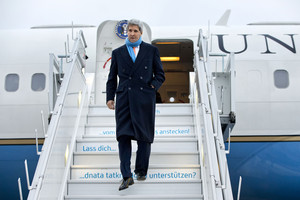 J. Kerry Šveicarijoje susitiks su S. Lavrovu