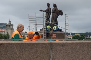 Ant Žaliojo tilto nebesvarstoma statyti naujų skulptūrų