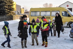Vaikus išmokė patikrinti mokyklinio autobuso saugumą