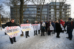 Protestai prieš „Barnevernet“: reikalavo grąžinti vaikus