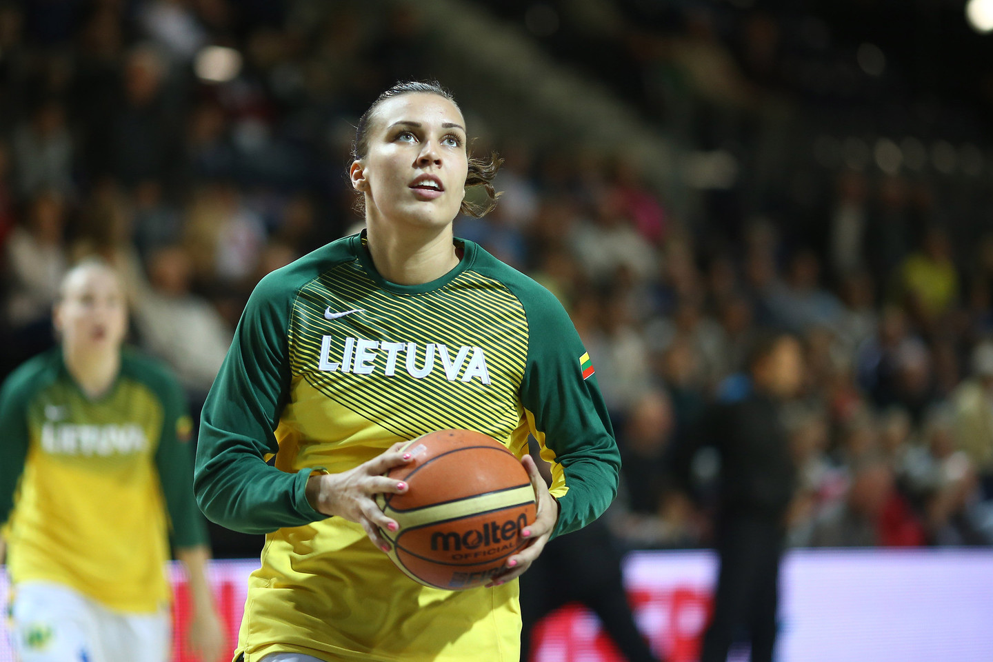 K.Nacickaitė pelnė 3 taškus.