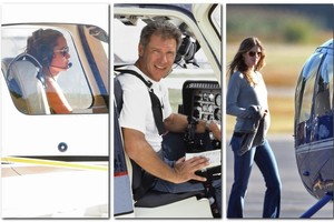 Ryškiausios žvaigždės laisvalaikį leidžia pilotuodamos