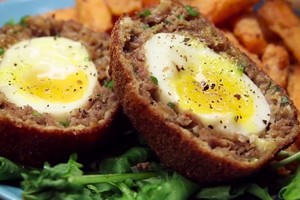 Škotiški kiaušiniai – išradinga, paprasta ir skanu