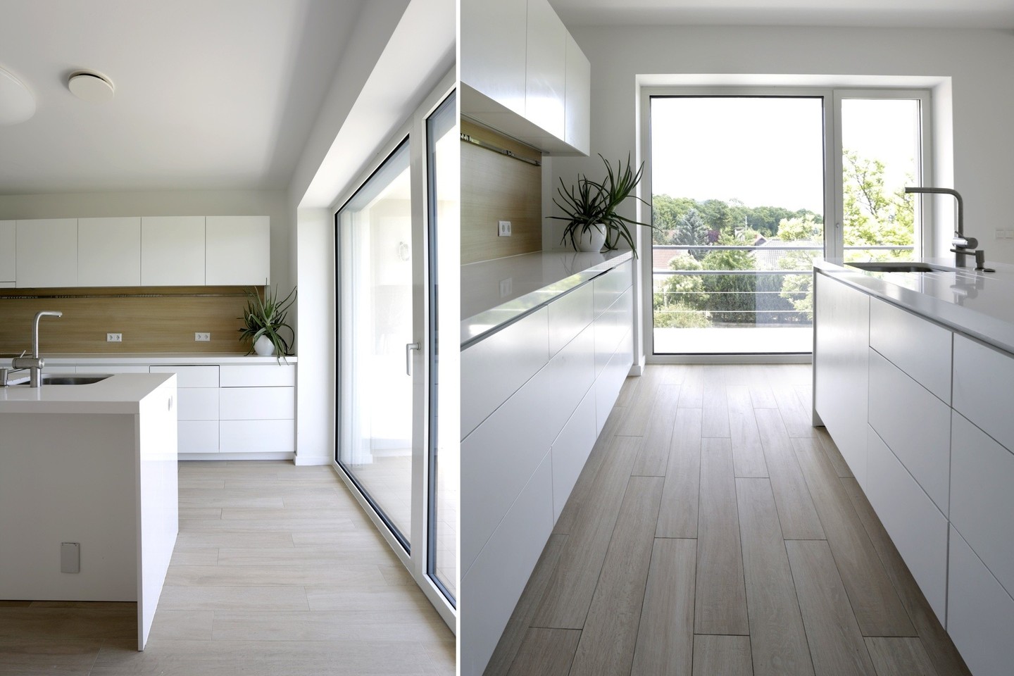 Minimalistinį būsto interjerą padiktavo pastato architektūrinis stilius.<br>A.Narmonto nuotr.