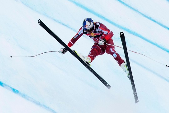 Kalnų slidinėjimo žvaigždei sezonas baigėsi po kraupaus kritimo
