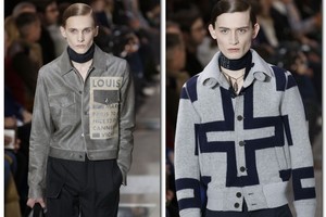 Paryžiaus vyrų mados savaitė: kaklus apjuosė ir „Louis Vuitton“