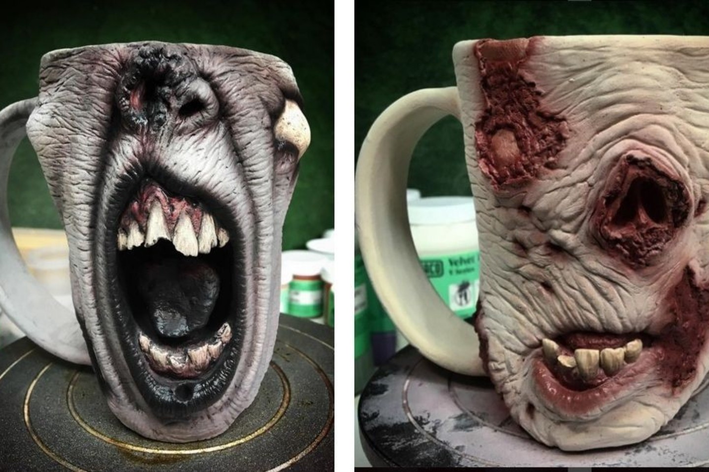 Ar norėtumėte sriūbtelėti kavos iš šių puodelių?<br>Nuotr. iš Instagram/turkeymerckpots