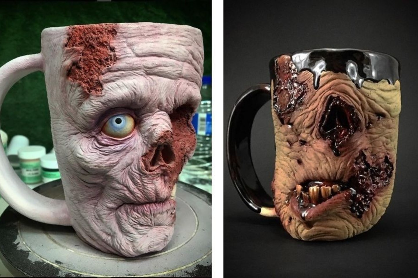 Ar norėtumėte sriūbtelėti kavos iš šių puodelių?<br>Nuotr. iš Instagram/turkeymerckpots
