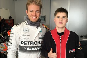 „F-1“ žvaigždė Nico Rosbergas Justą Jonušį nustebino paprastumu