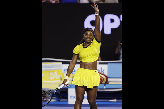 34 metų Serena Williams dominuoja Melburno kortuose.<br>AP nuotr.