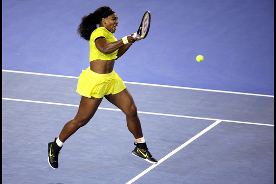 34 metų Serena Williams dominuoja Melburno kortuose.<br>AP nuotr.
