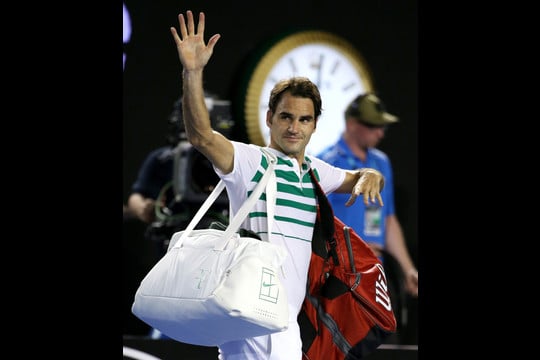Finale R.Federerio nebus.<br>AP nuotr.