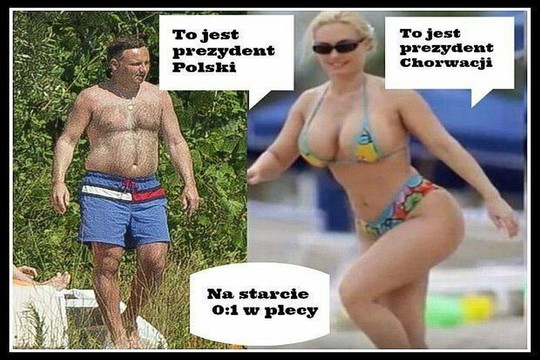 Pokštas su Kroatijos prezidente lenkams buvo pranašiškas