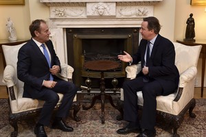 Davidas Cameronas ir Donaldas Tuskas nesusitarė dėl ES reformų