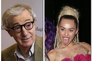Išgirdusi Woody Alleno pasiūlymą Miley Cyrus prapliupo keiktis