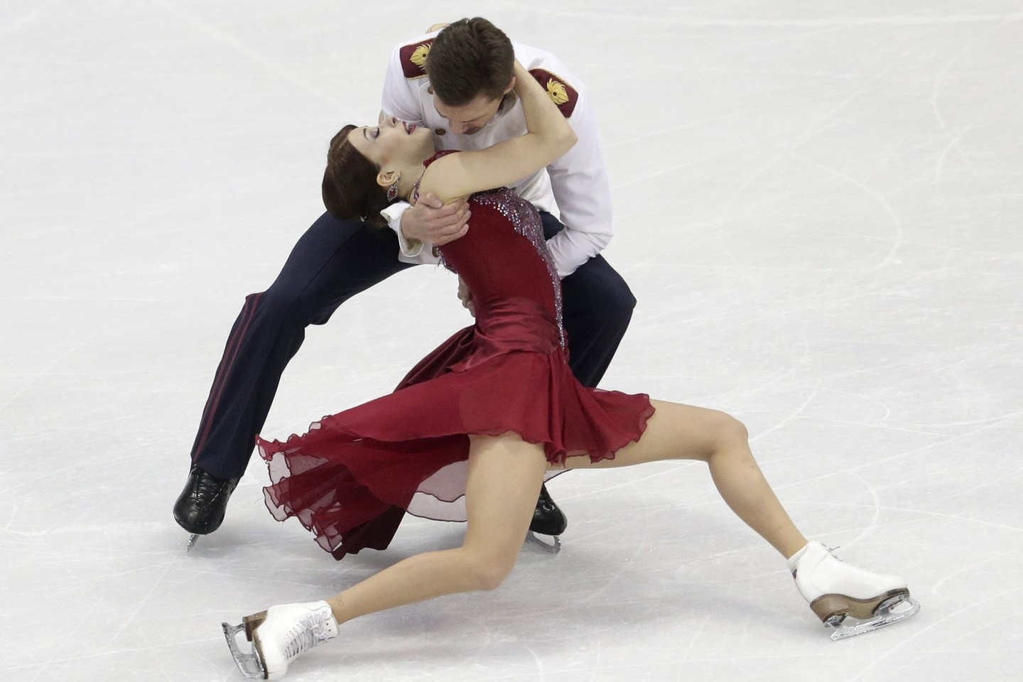 Jekaterina Bobrova ir Dimitrijus Solovjovas.