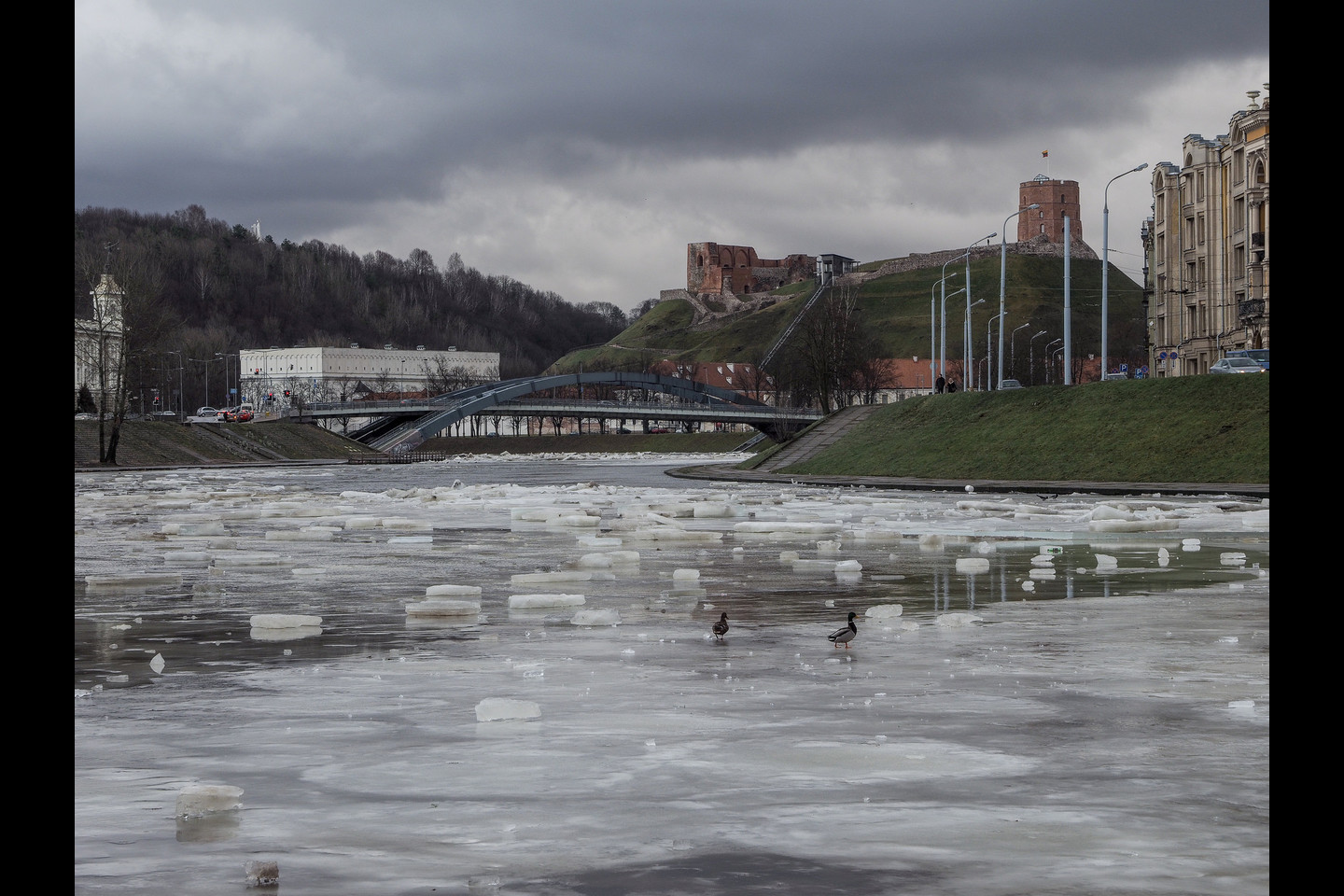 Vanduo rodo savo galią.<br>V.Ščiavinsko nuotr.