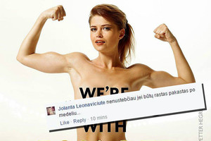 Po naujo skandalo J.Leonavičiūtė įsiuto ir švaistėsi grasinimais