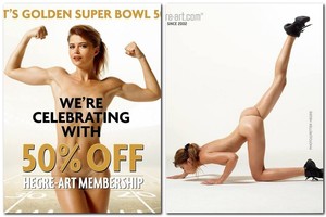 Nuoga J. Leonavičiūtė reklamuoja internetinę erotinę svetainę