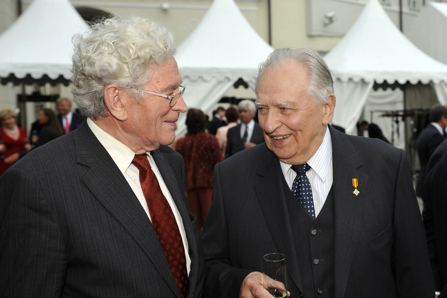 S.Sondeckis ir R.Budrys. 2009 m.<br>LR archyvo nuotr.