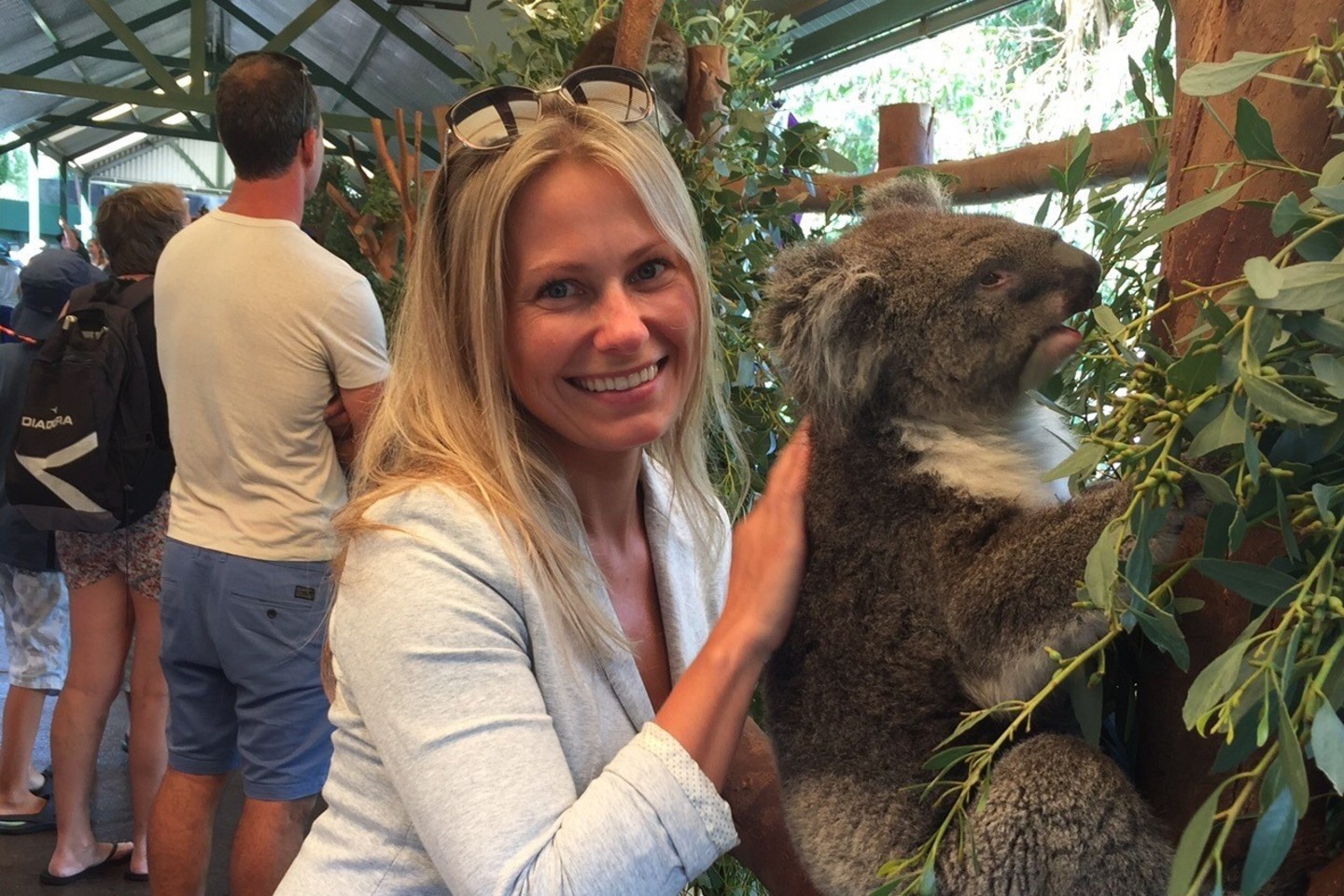 Iš aplankytų kraštų Ž.Ašmontaitei didžiausią įspūdį paliko Australija.<br>Asmeninio archyvo nuotr.