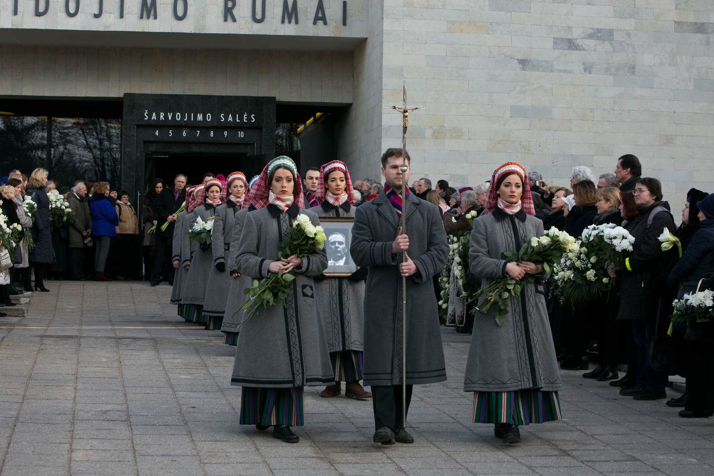 Dirigento, orkestrų įkūrėjo, profesoriaus S.Sondeckio laidotuvės.<br>T.Bauro nuotr.