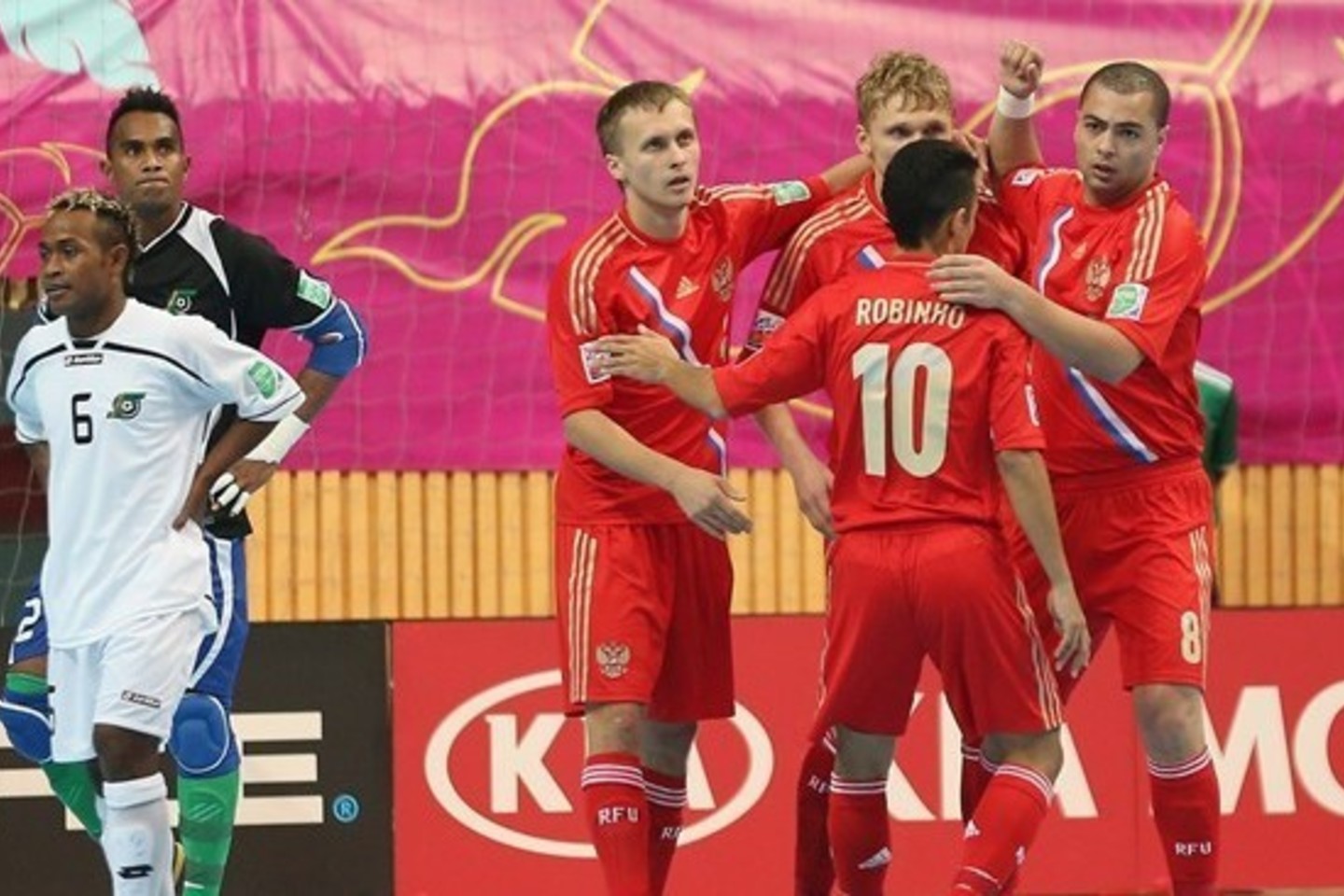 Rusijos salės futbolo komanda – Europos čempionato finale.